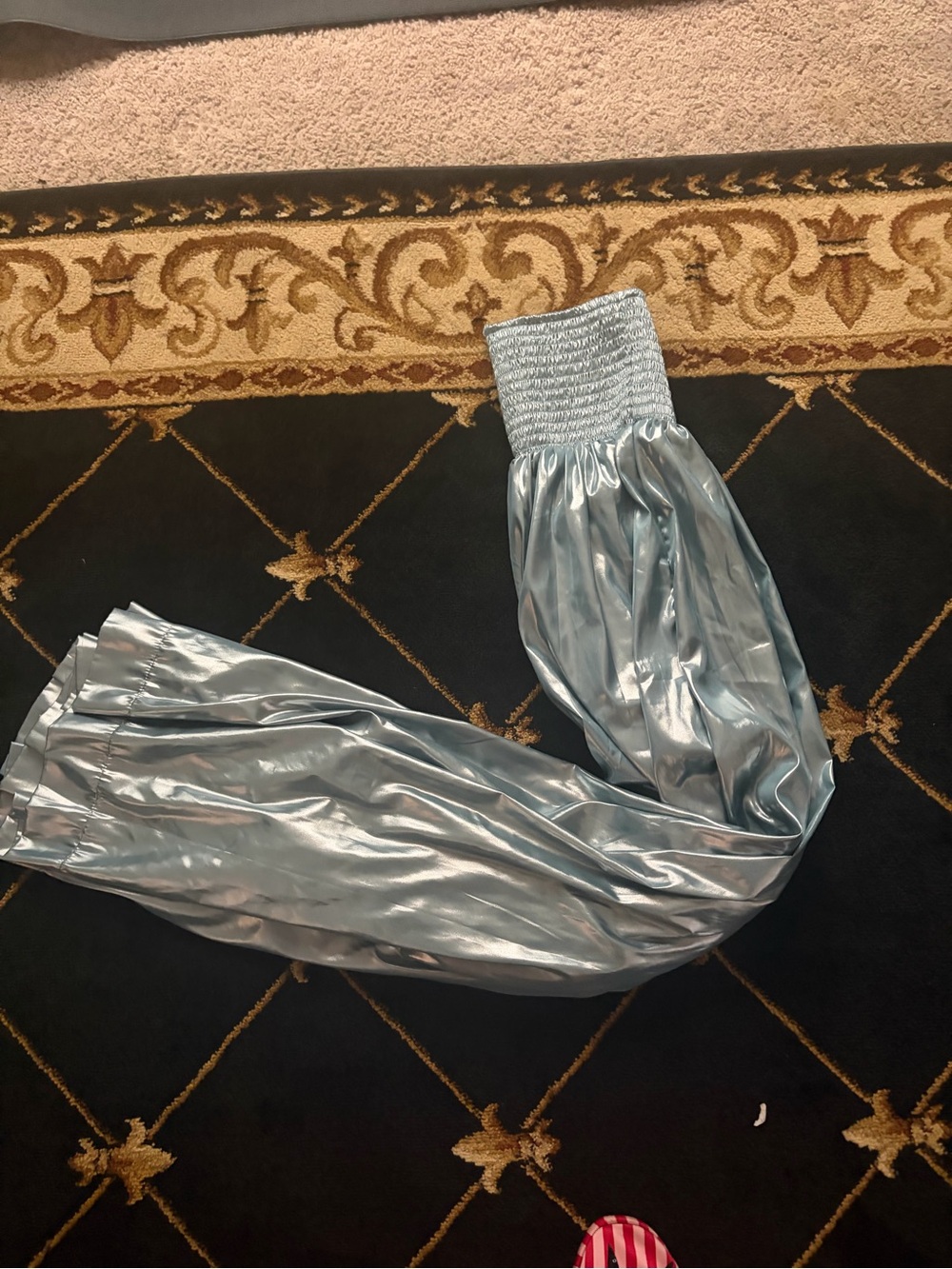 Free People Shiny Silver Metallic Girls' Skirt